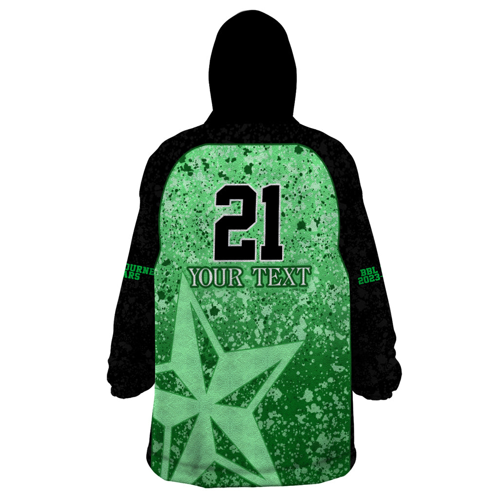 Melbourne Stars Custom Wearable Blanket Hoodie BBL Cricket Team 2024 - Vibe Hoodie Shop