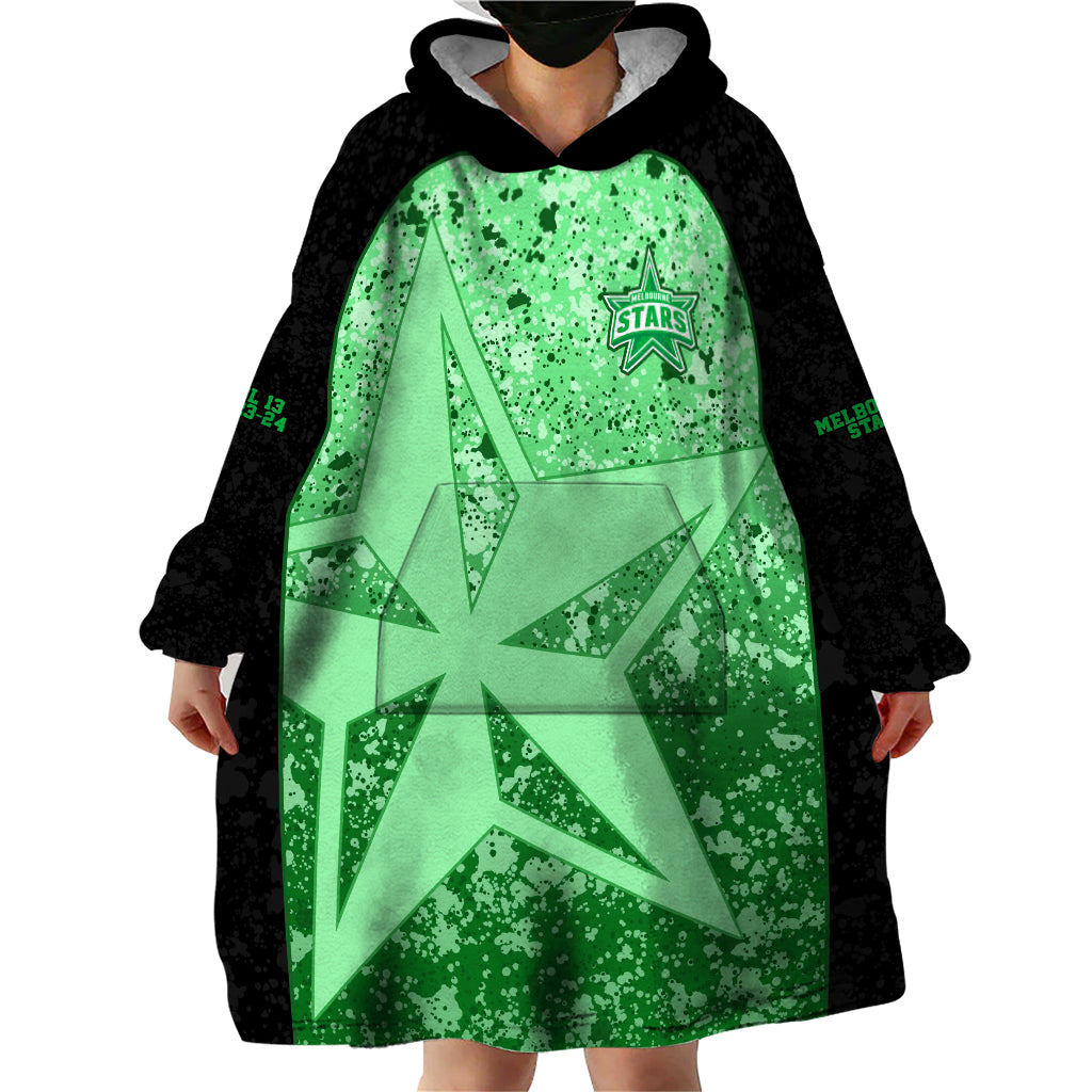 Melbourne Stars Custom Wearable Blanket Hoodie BBL Cricket Team 2024 - Vibe Hoodie Shop