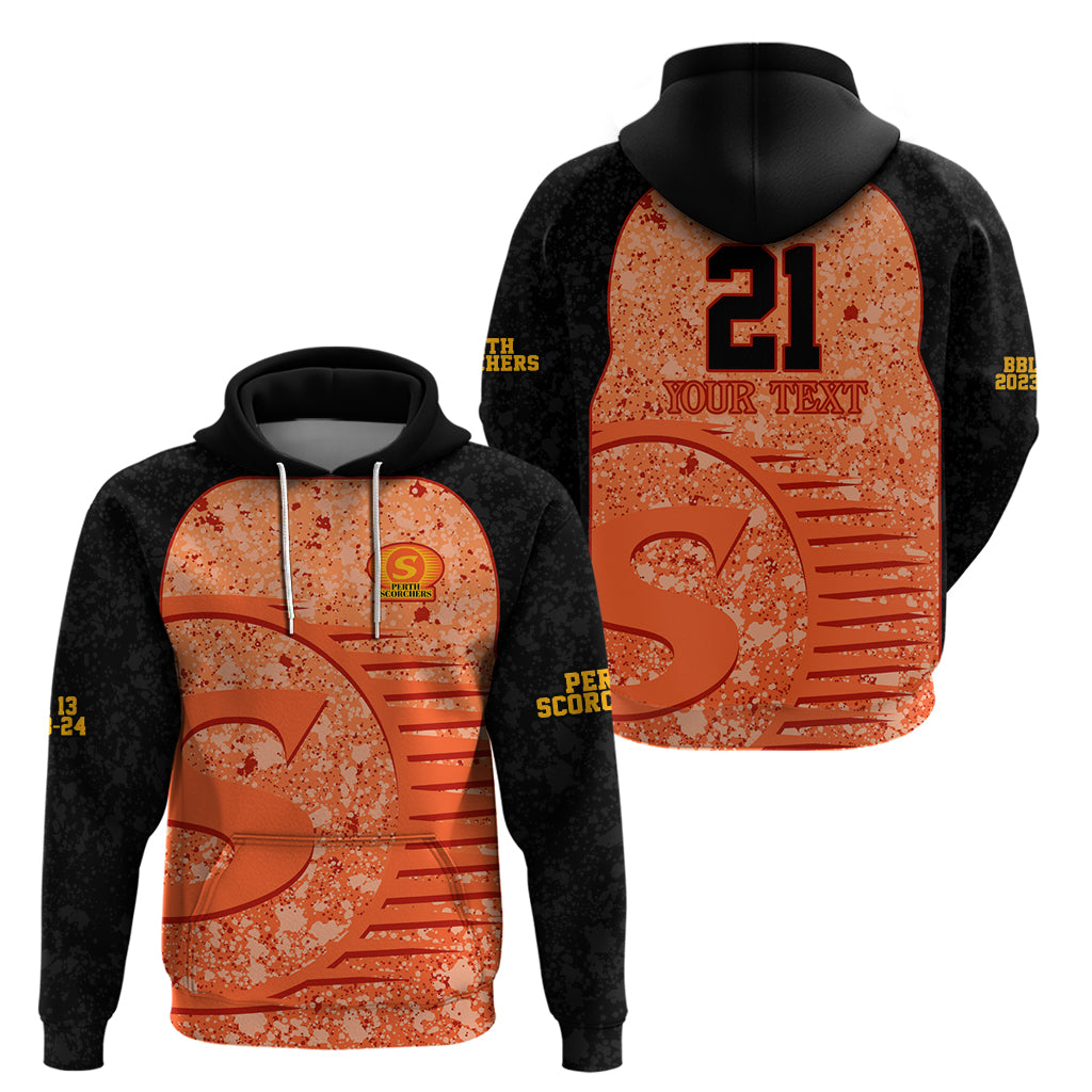 Perth Scorchers Custom Hoodie BBL Cricket Team 2024 LT9 - Vibe Hoodie Shop