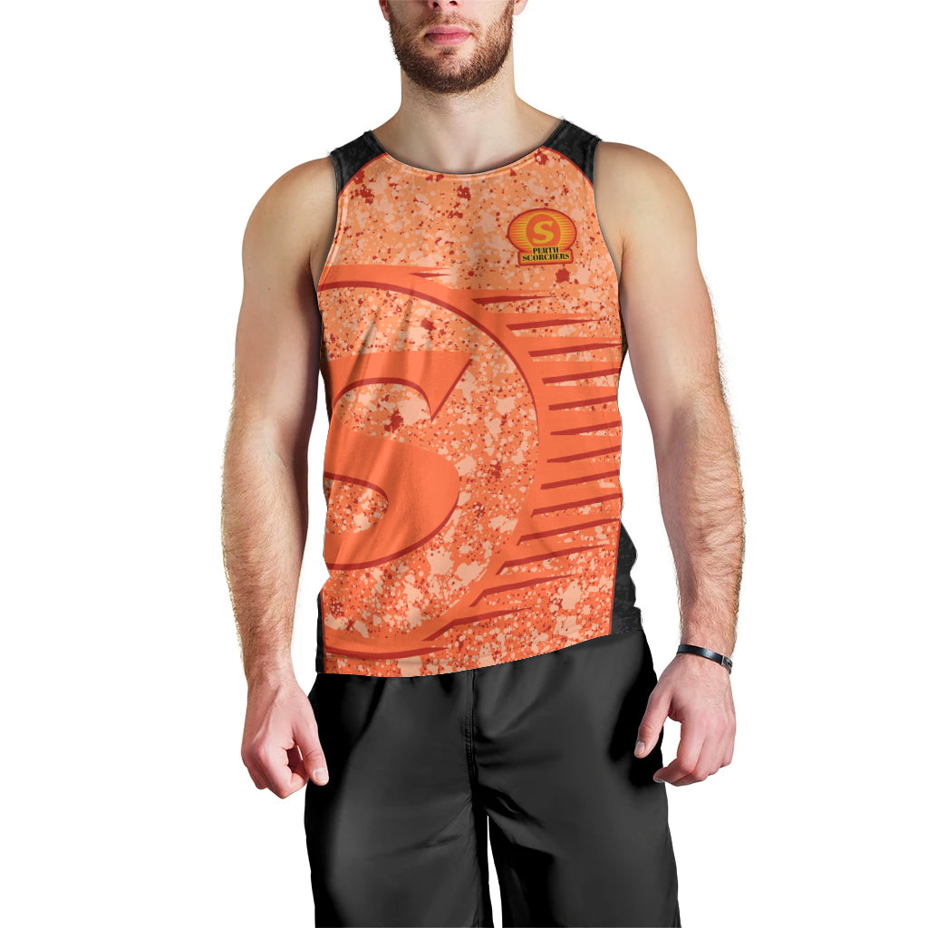 Perth Scorchers Custom Men Tank Top BBL Cricket Team 2024 - Vibe Hoodie Shop