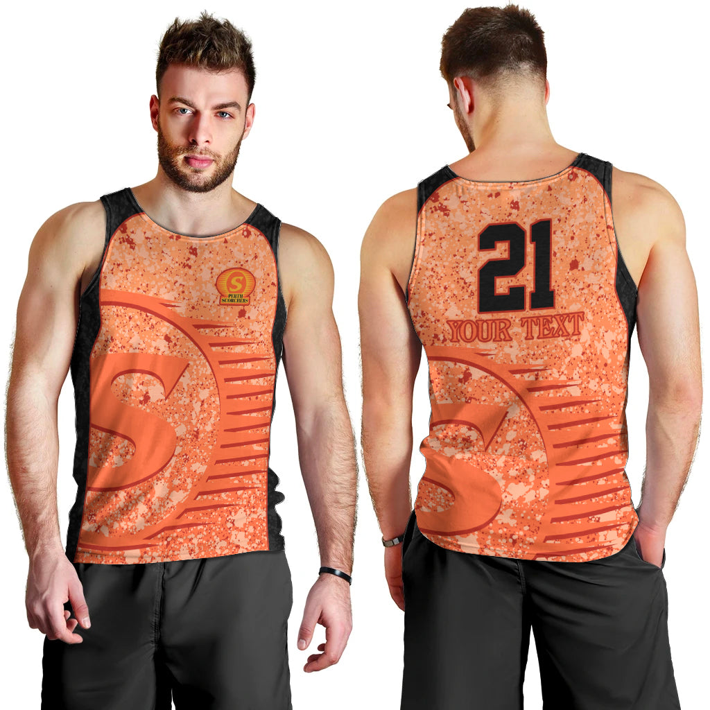 Perth Scorchers Custom Men Tank Top BBL Cricket Team 2024 - Vibe Hoodie Shop