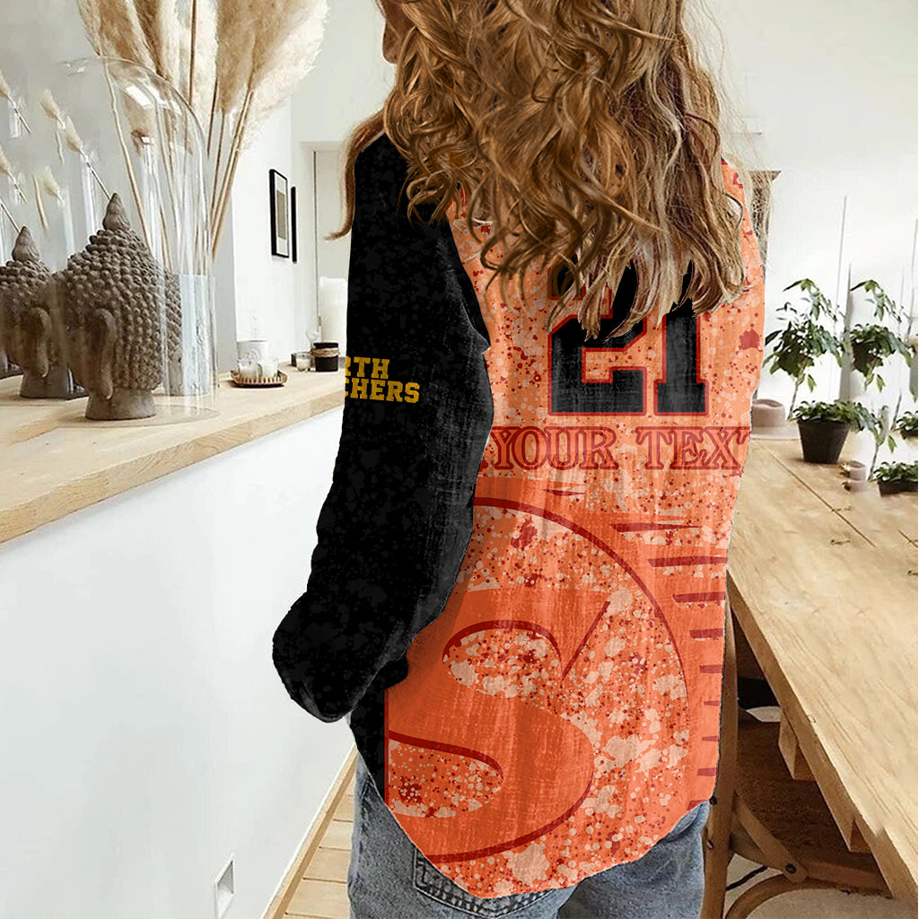 Perth Scorchers Custom Women Casual Shirt BBL Cricket Team 2024 - Vibe Hoodie Shop