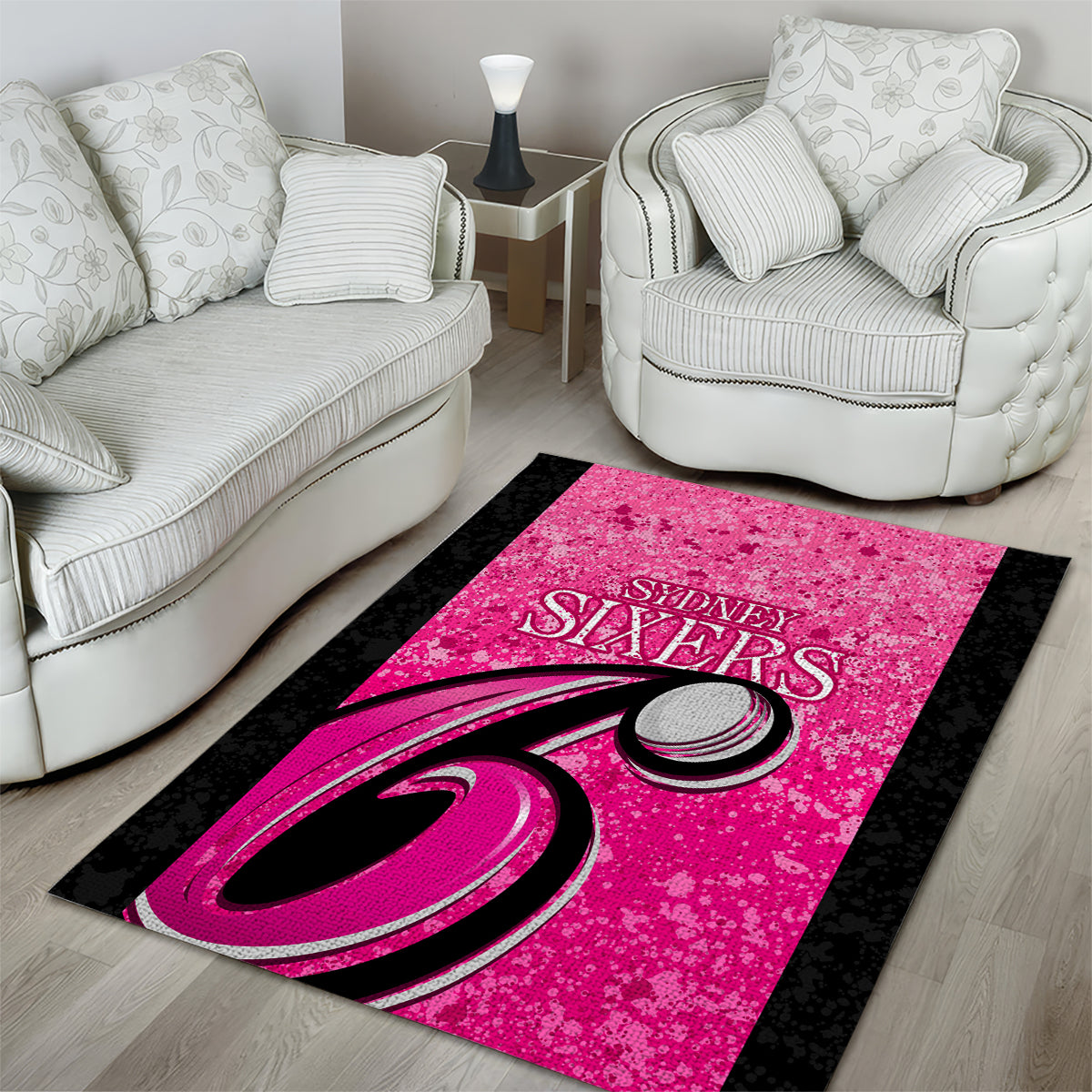 Sydney Sixers Custom Area Rug BBL Cricket Team 2024 - Vibe Hoodie Shop