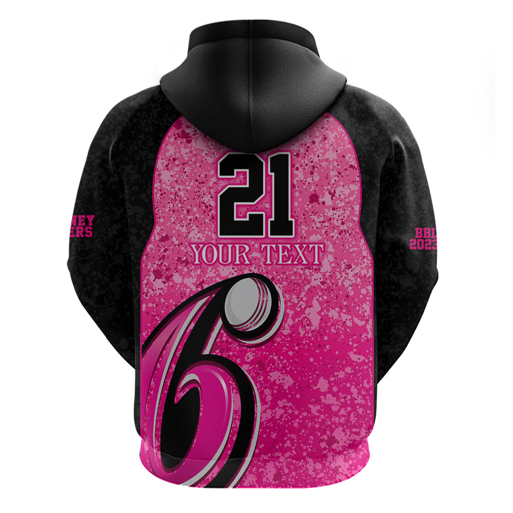 Sydney Sixers Custom Hoodie BBL Cricket Team 2024 LT9 - Vibe Hoodie Shop