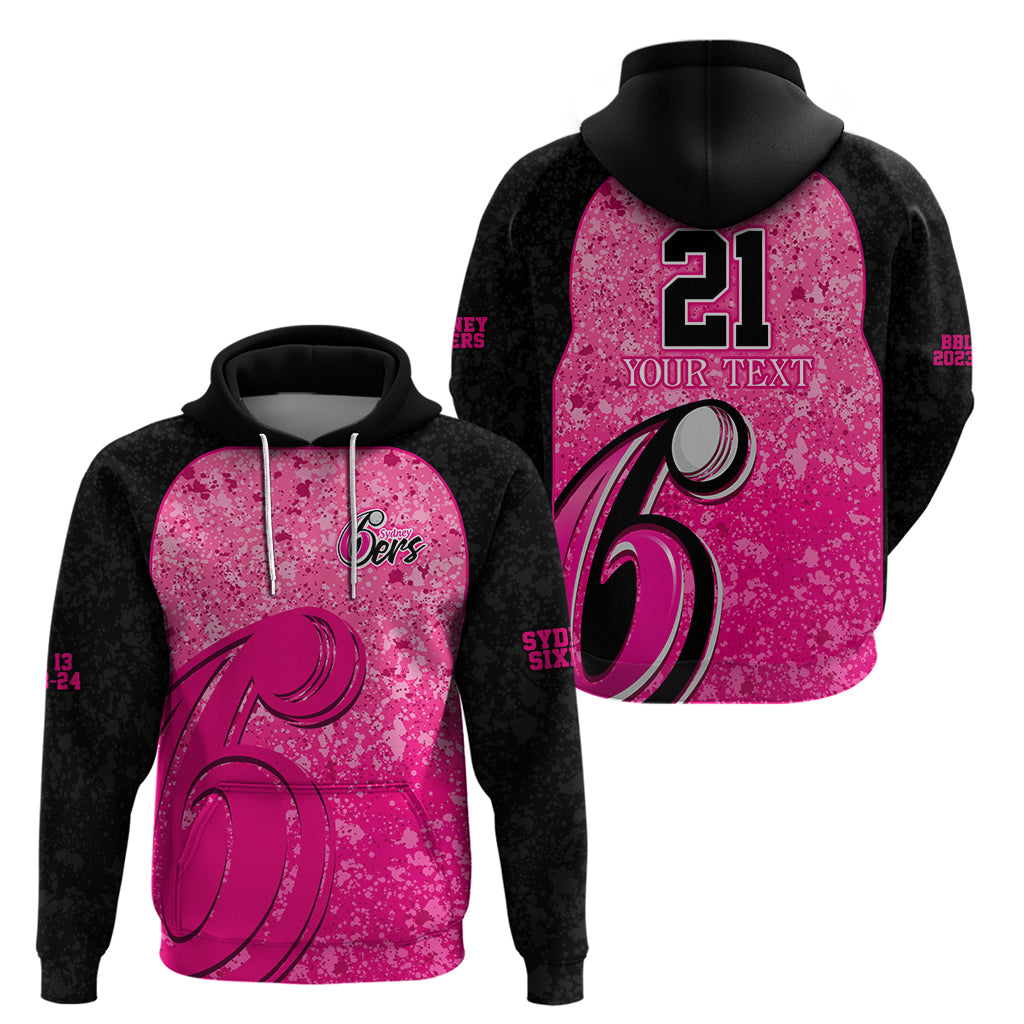 Sydney Sixers Custom Hoodie BBL Cricket Team 2024 LT9 - Vibe Hoodie Shop