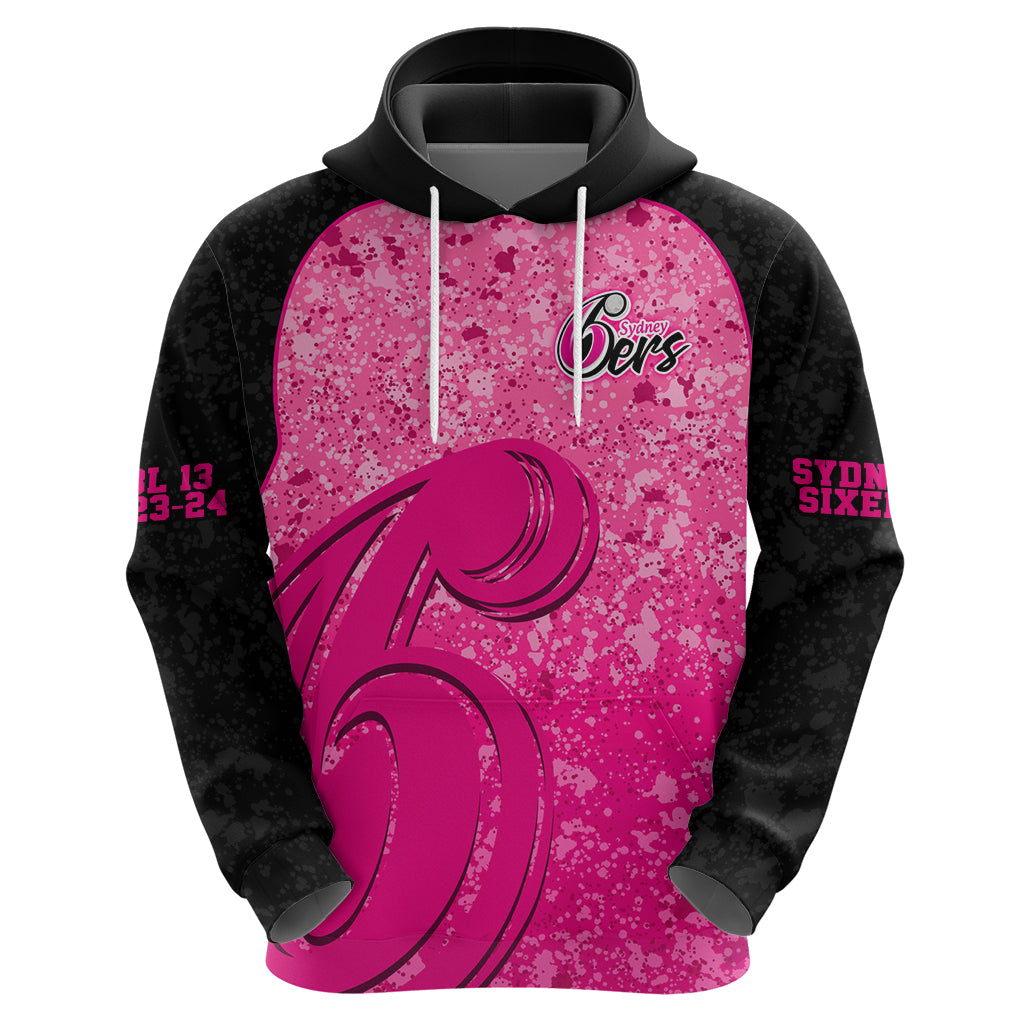 Sydney Sixers Custom Hoodie BBL Cricket Team 2024 LT9 - Vibe Hoodie Shop