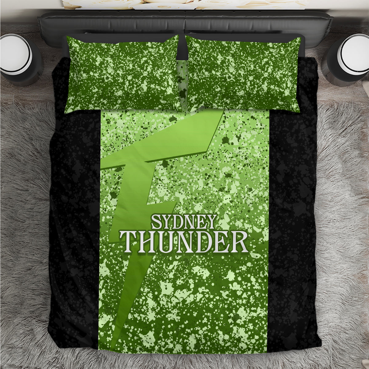 Sydney Thunder Custom Bedding Set BBL Cricket Team 2024 - Vibe Hoodie Shop