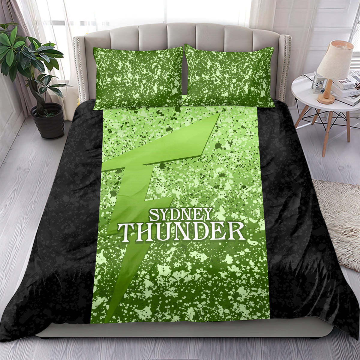 Sydney Thunder Custom Bedding Set BBL Cricket Team 2024 - Vibe Hoodie Shop