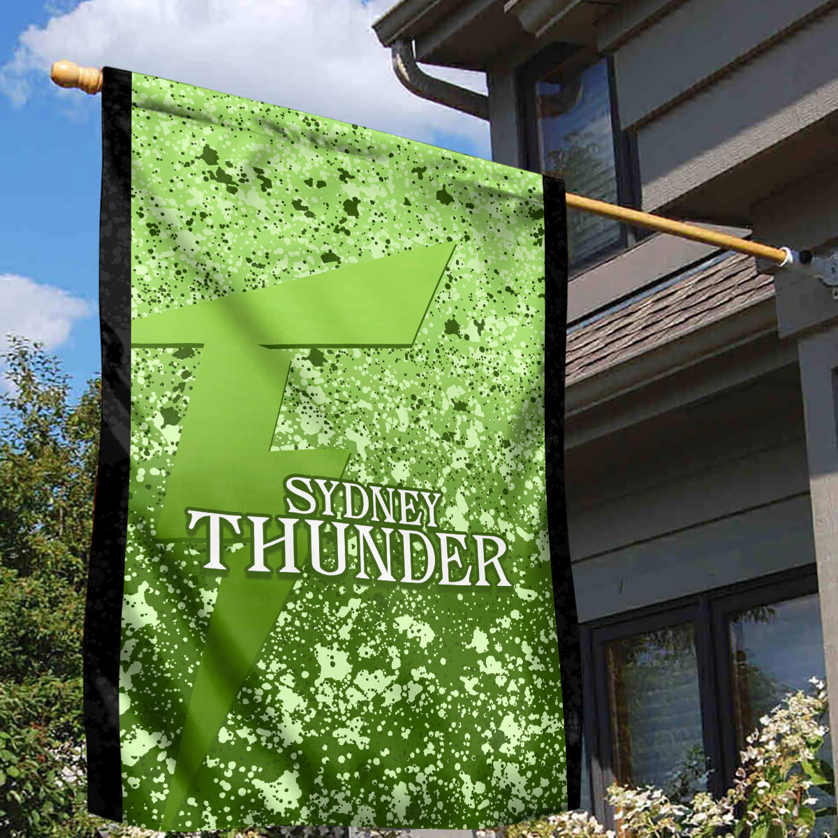 Sydney Thunder Custom Garden Flag BBL Cricket Team 2024 - Vibe Hoodie Shop