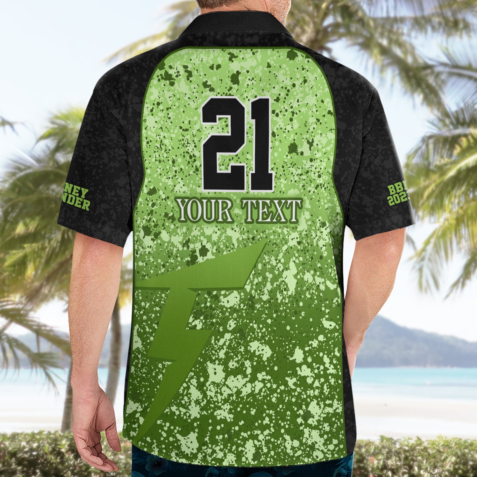 Sydney Thunder Custom Hawaiian Shirt BBL Cricket Team 2024 - Vibe Hoodie Shop