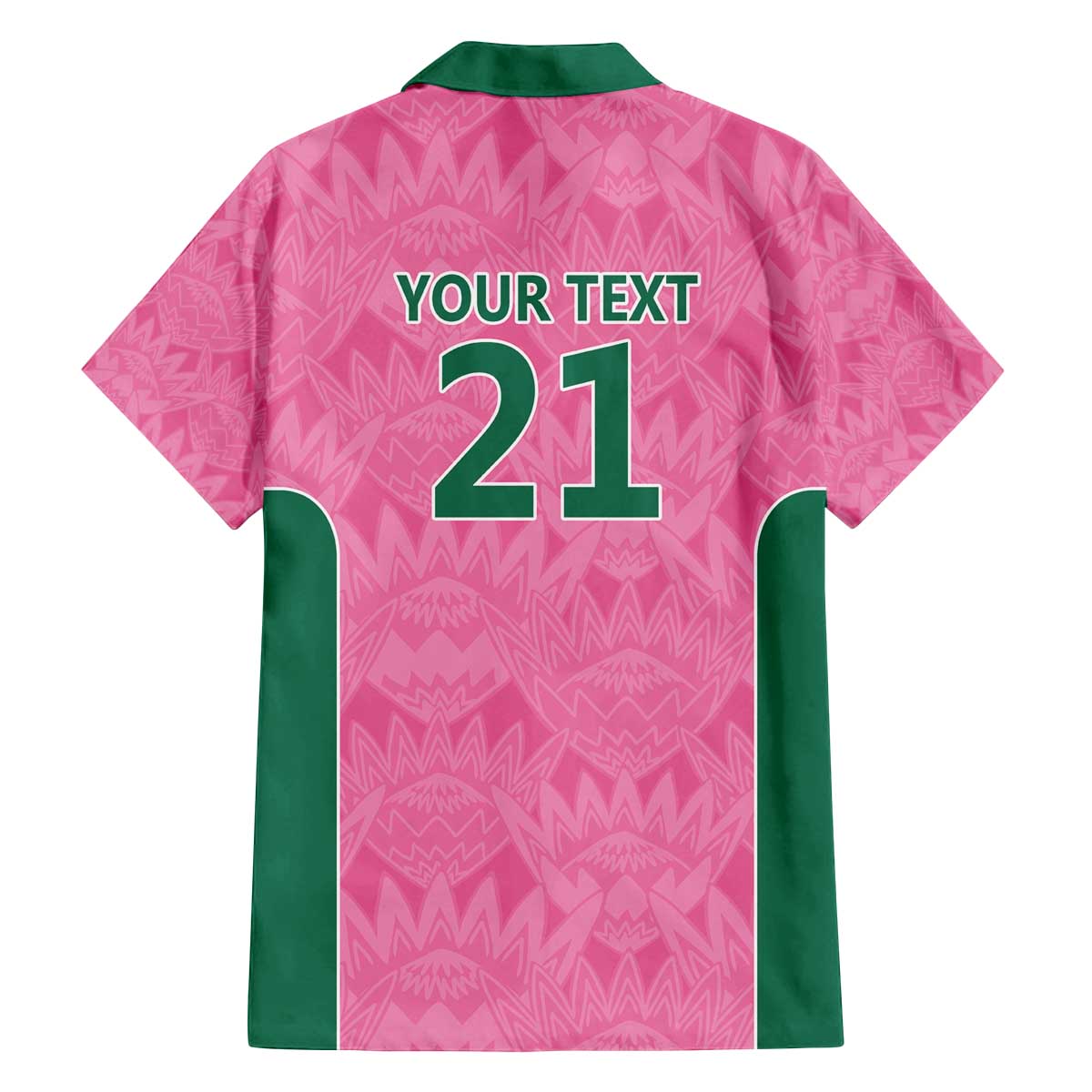 Pink South Africa Cricket Custom Family Matching Off The Shoulder Long Sleeve Dress and Hawaiian Shirt Proteas Be Way Pink