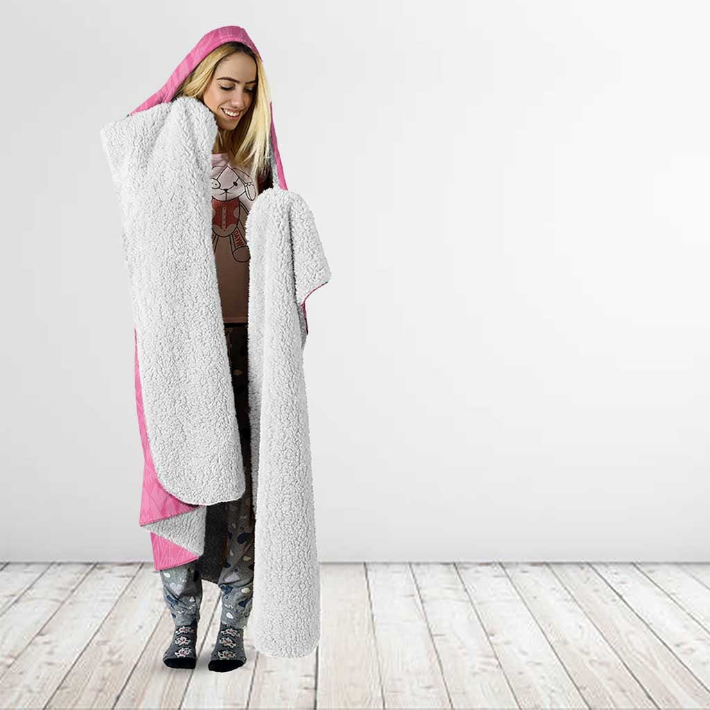 Pink South Africa Cricket Custom Hooded Blanket Proteas Be Way Pink