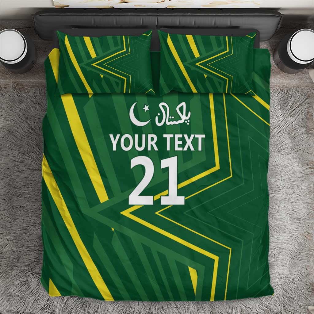 Pakistan Cricket Custom Bedding Set Shaheen Falcon Go Champions - Vibe Hoodie Shop