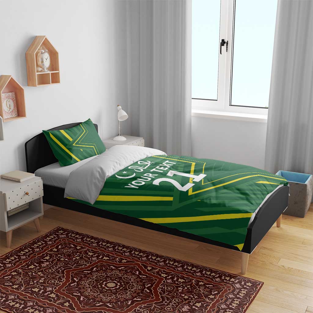 Pakistan Cricket Custom Bedding Set Shaheen Falcon Go Champions - Vibe Hoodie Shop