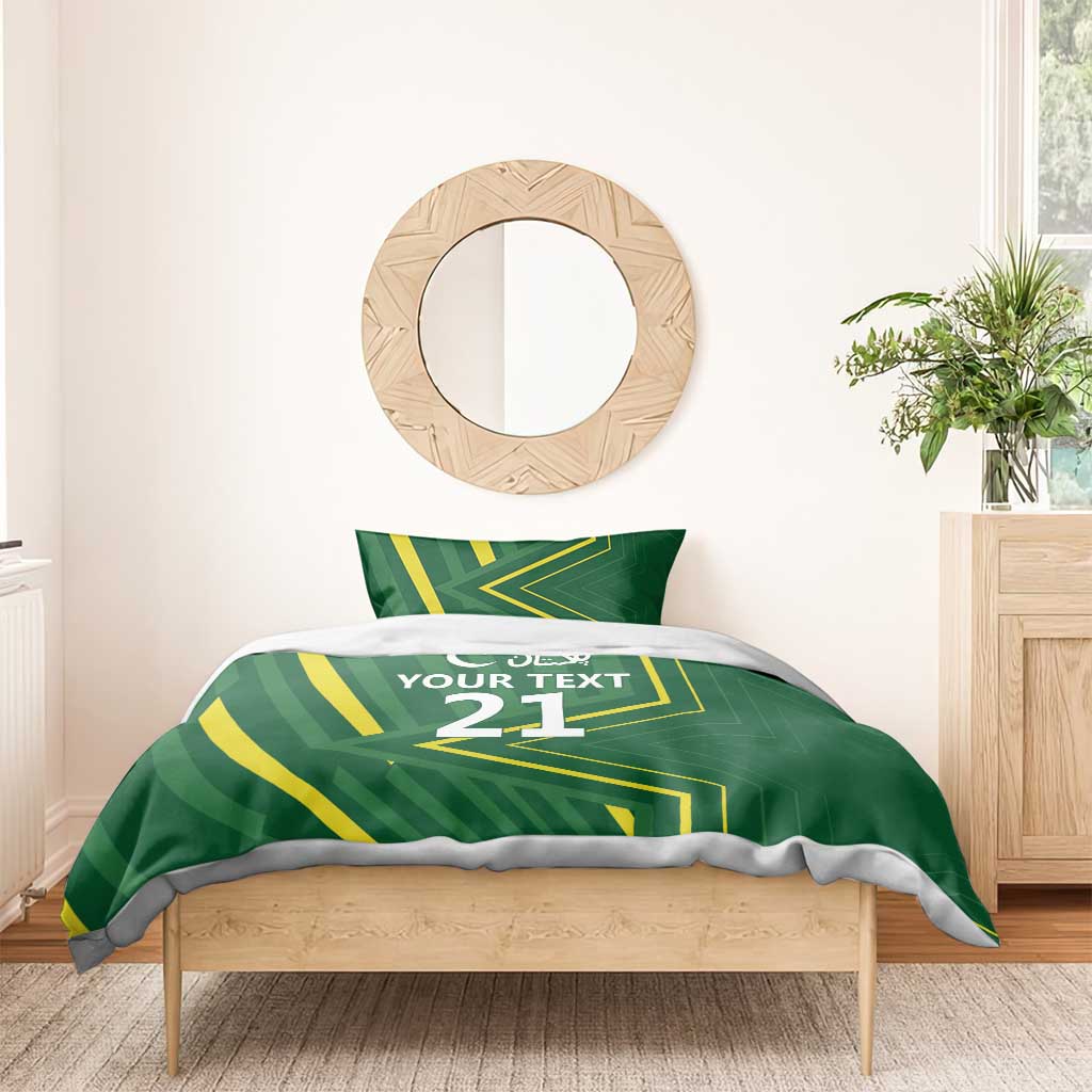 Pakistan Cricket Custom Bedding Set Shaheen Falcon Go Champions - Vibe Hoodie Shop
