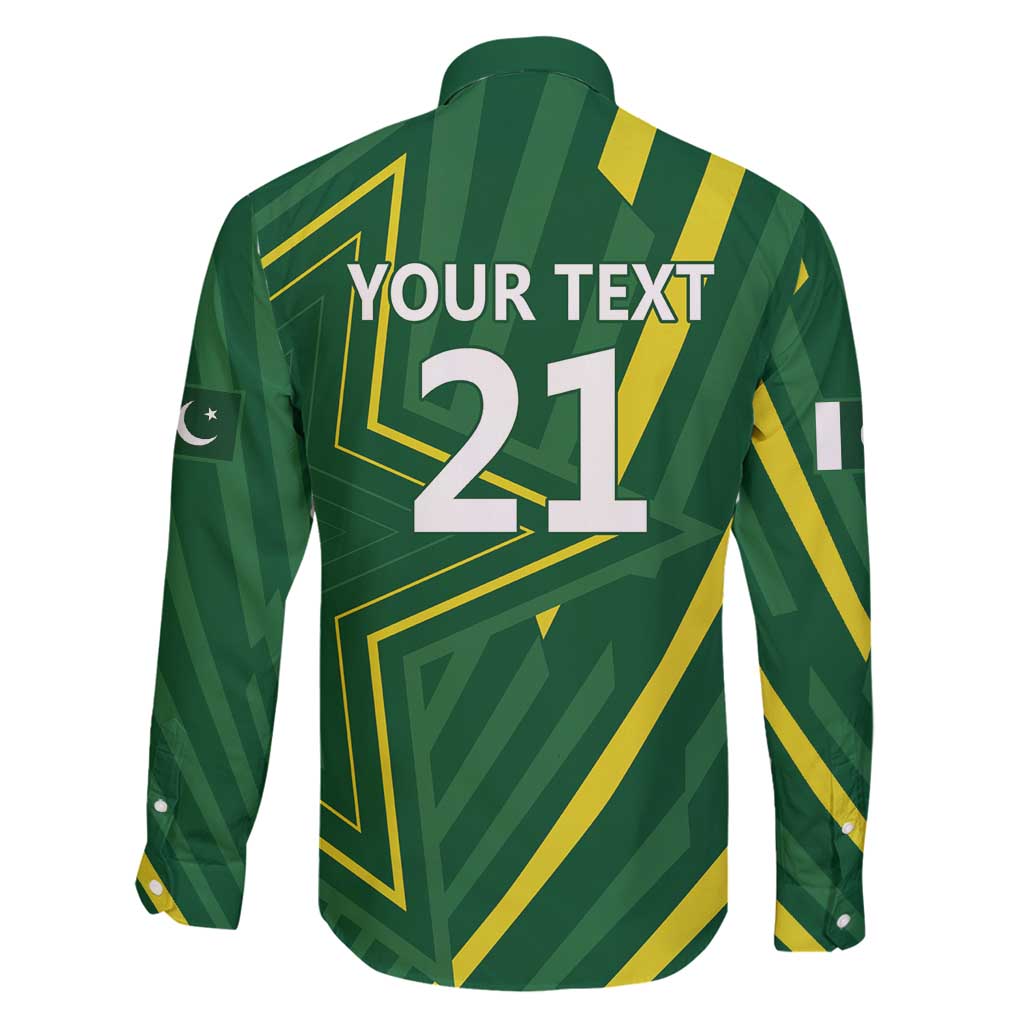 Pakistan Cricket Custom Family Matching Long Sleeve Bodycon Dress and Hawaiian Shirt Shaheen Falcon Go Champions