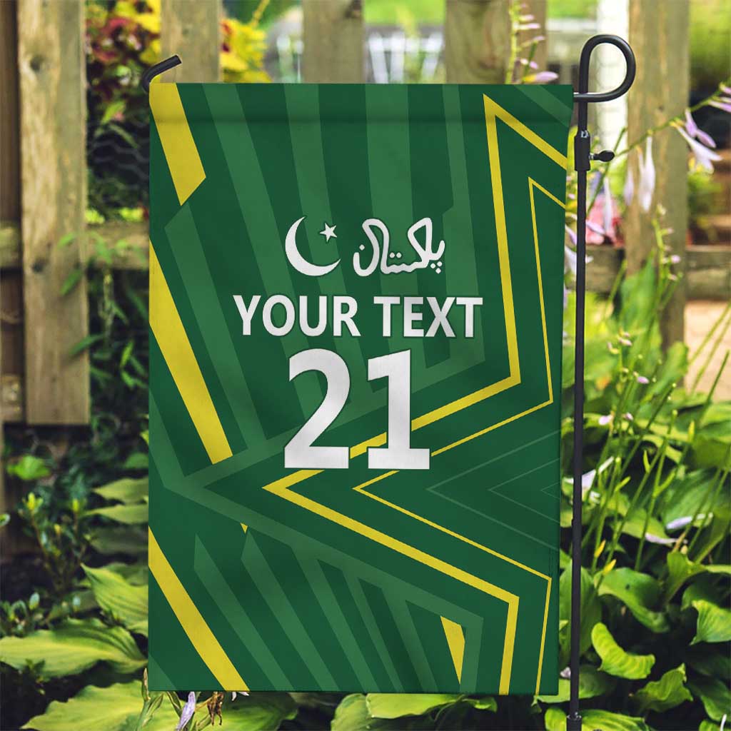 Pakistan Cricket Custom Garden Flag Shaheen Falcon Go Champions - Vibe Hoodie Shop