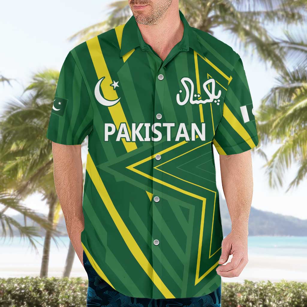 Pakistan Cricket Custom Hawaiian Shirt Shaheen Falcon Go Champions - Vibe Hoodie Shop