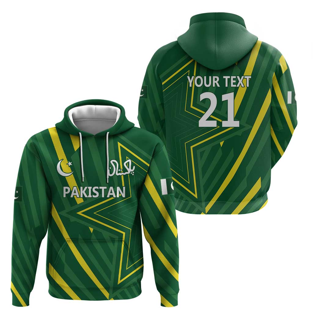 Pakistan Cricket Custom Hoodie Shaheen Falcon Go Champions LT9 - Vibe Hoodie Shop