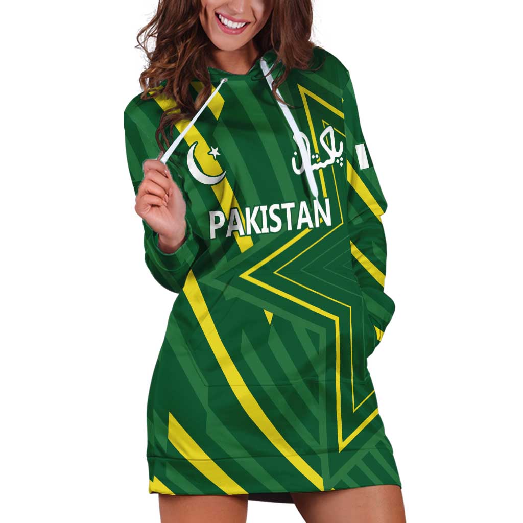 Pakistan Cricket Custom Hoodie Dress Shaheen Falcon Go Champions - Vibe Hoodie Shop