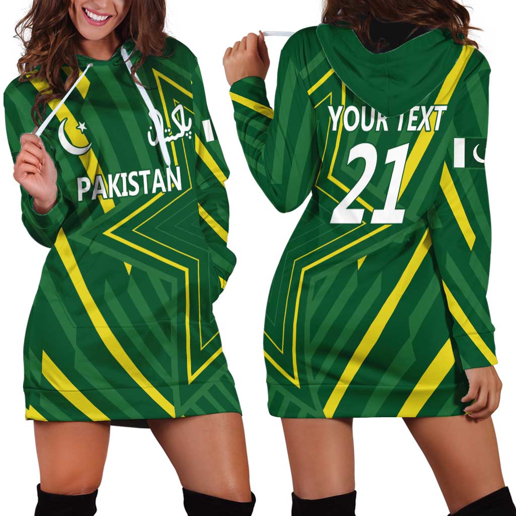 Pakistan Cricket Custom Hoodie Dress Shaheen Falcon Go Champions - Vibe Hoodie Shop