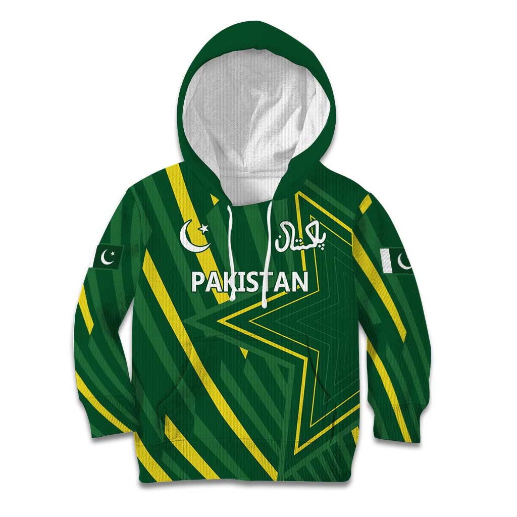 Pakistan Cricket Custom Kid Hoodie Shaheen Falcon Go Champions - Vibe Hoodie Shop