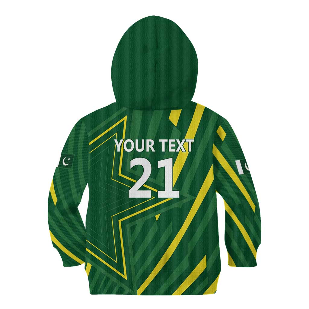 Pakistan Cricket Custom Kid Hoodie Shaheen Falcon Go Champions - Vibe Hoodie Shop