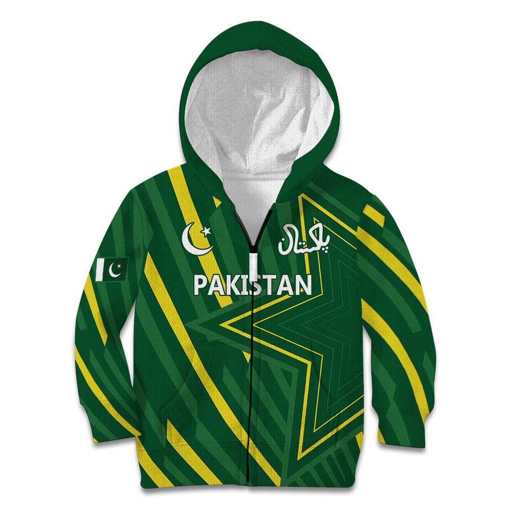 Pakistan Cricket Custom Kid Hoodie Shaheen Falcon Go Champions - Vibe Hoodie Shop