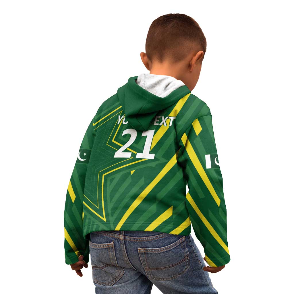 Pakistan Cricket Custom Kid Hoodie Shaheen Falcon Go Champions - Vibe Hoodie Shop