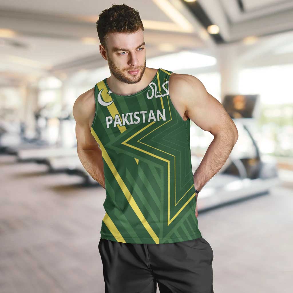 Pakistan Cricket Custom Men Tank Top Shaheen Falcon Go Champions - Vibe Hoodie Shop