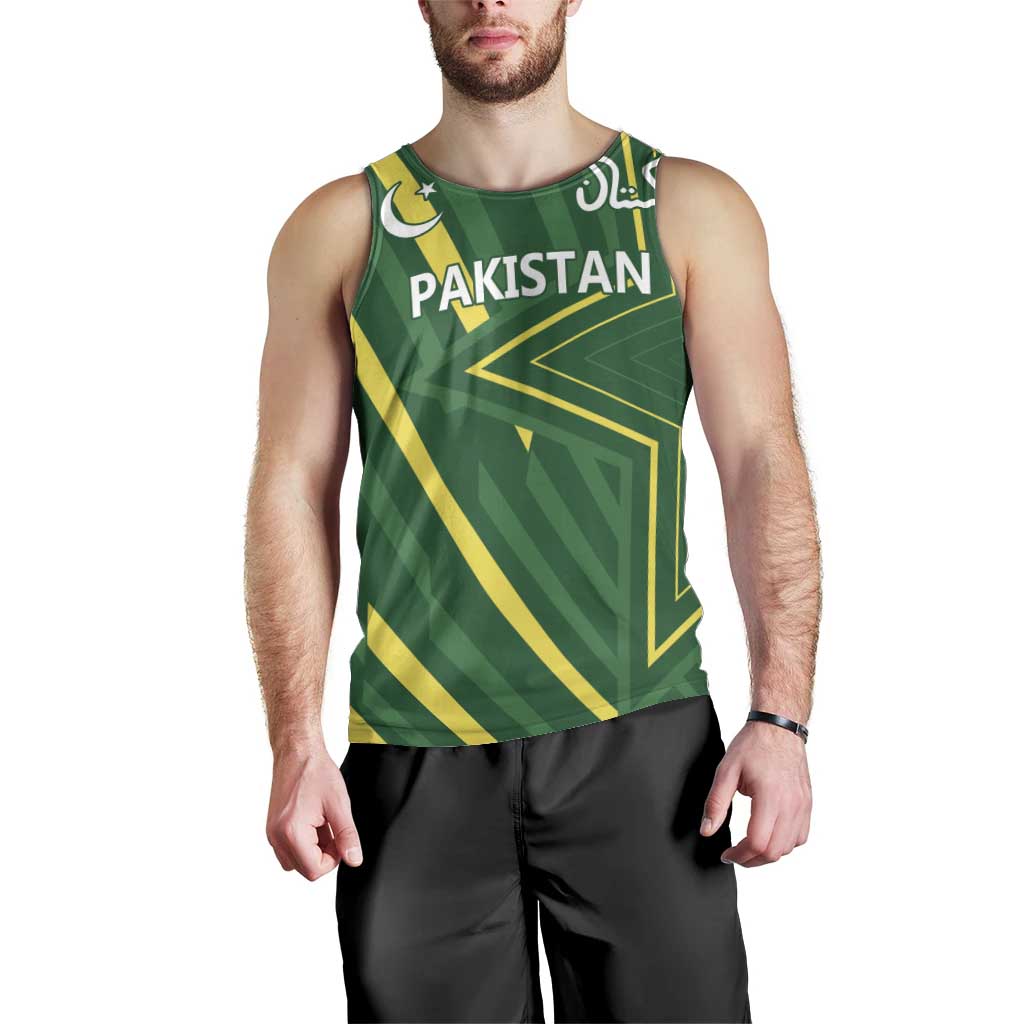 Pakistan Cricket Custom Men Tank Top Shaheen Falcon Go Champions - Vibe Hoodie Shop