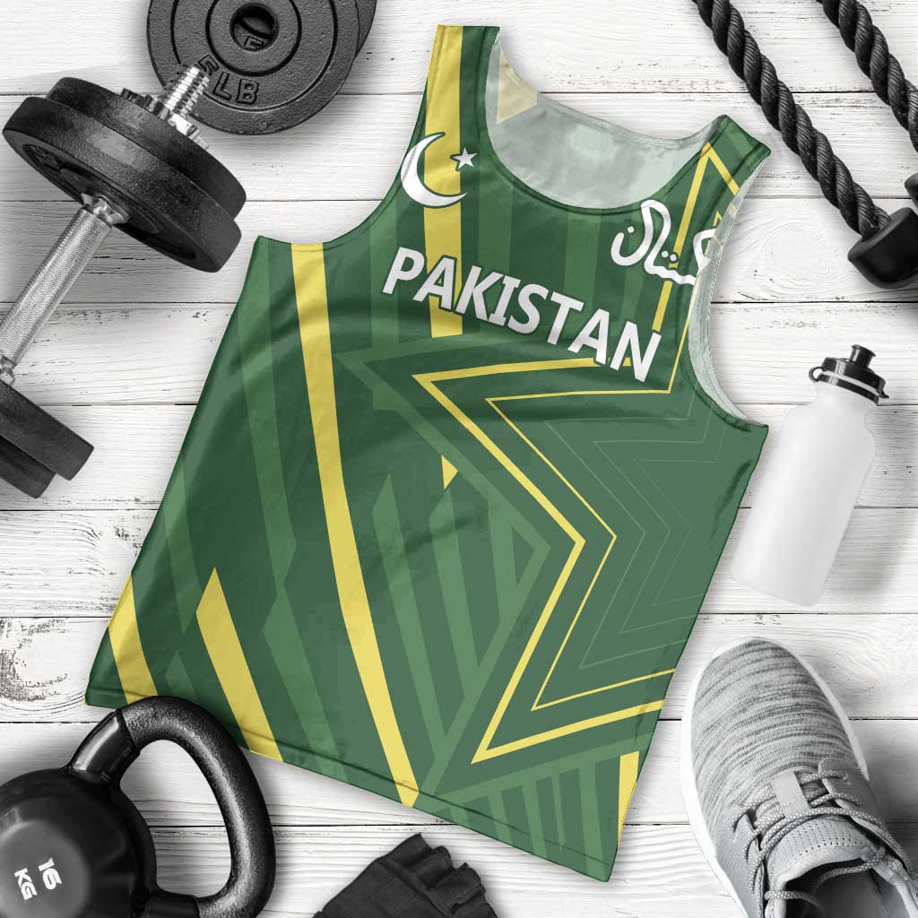 Pakistan Cricket Custom Men Tank Top Shaheen Falcon Go Champions - Vibe Hoodie Shop