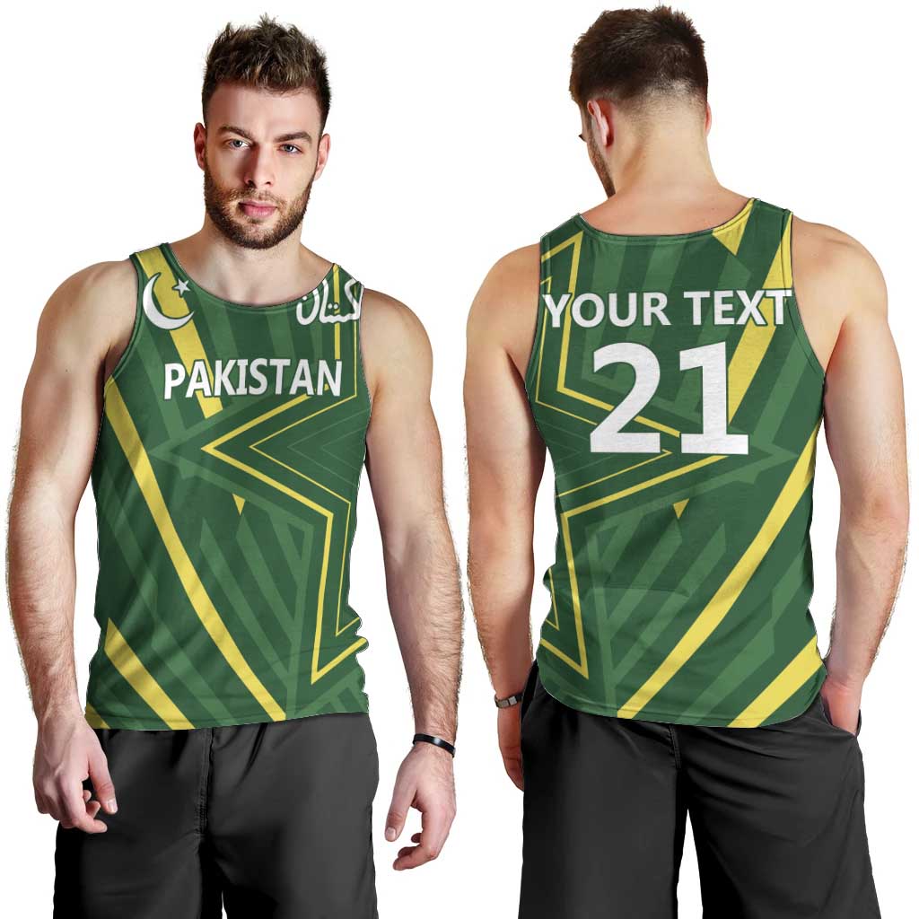 Pakistan Cricket Custom Men Tank Top Shaheen Falcon Go Champions - Vibe Hoodie Shop