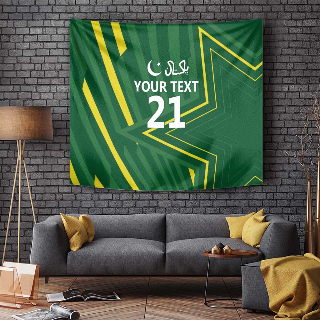 Pakistan Cricket Custom Tapestry Shaheen Falcon Go Champions - Vibe Hoodie Shop