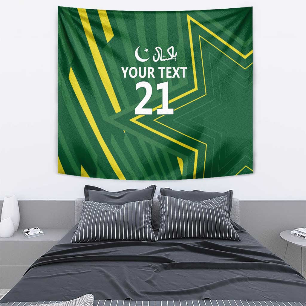 Pakistan Cricket Custom Tapestry Shaheen Falcon Go Champions - Vibe Hoodie Shop