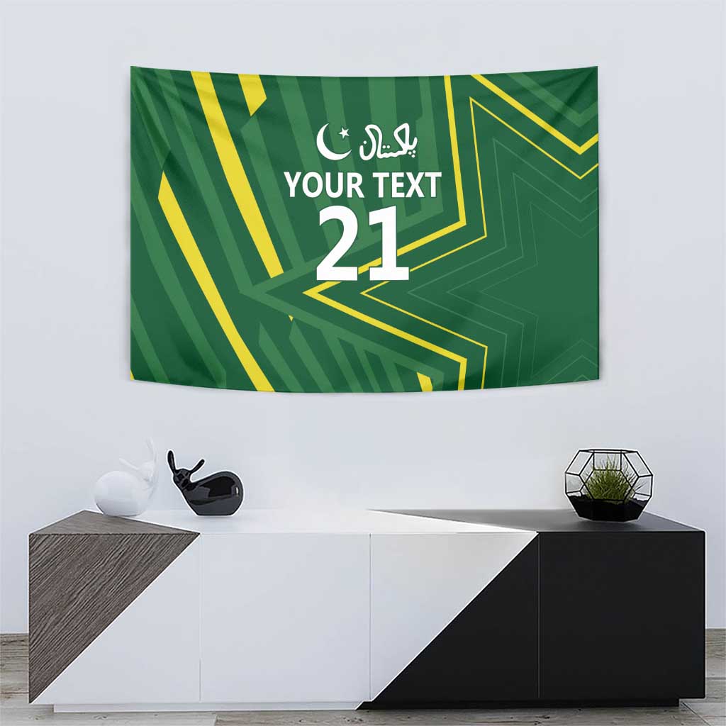 Pakistan Cricket Custom Tapestry Shaheen Falcon Go Champions - Vibe Hoodie Shop