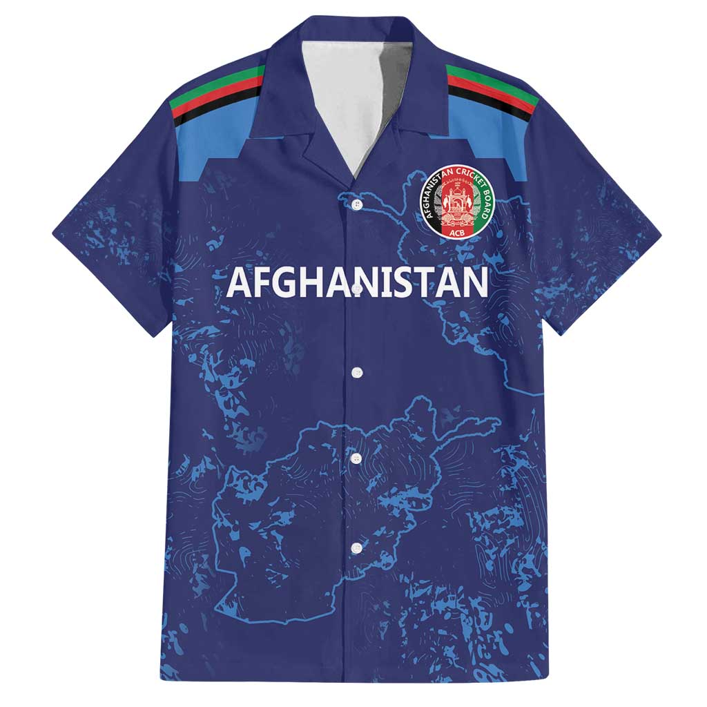 Afghan Atalans Cricket Custom Family Matching Long Sleeve Bodycon Dress and Hawaiian Shirt Afghanistan Map with Sporty Style