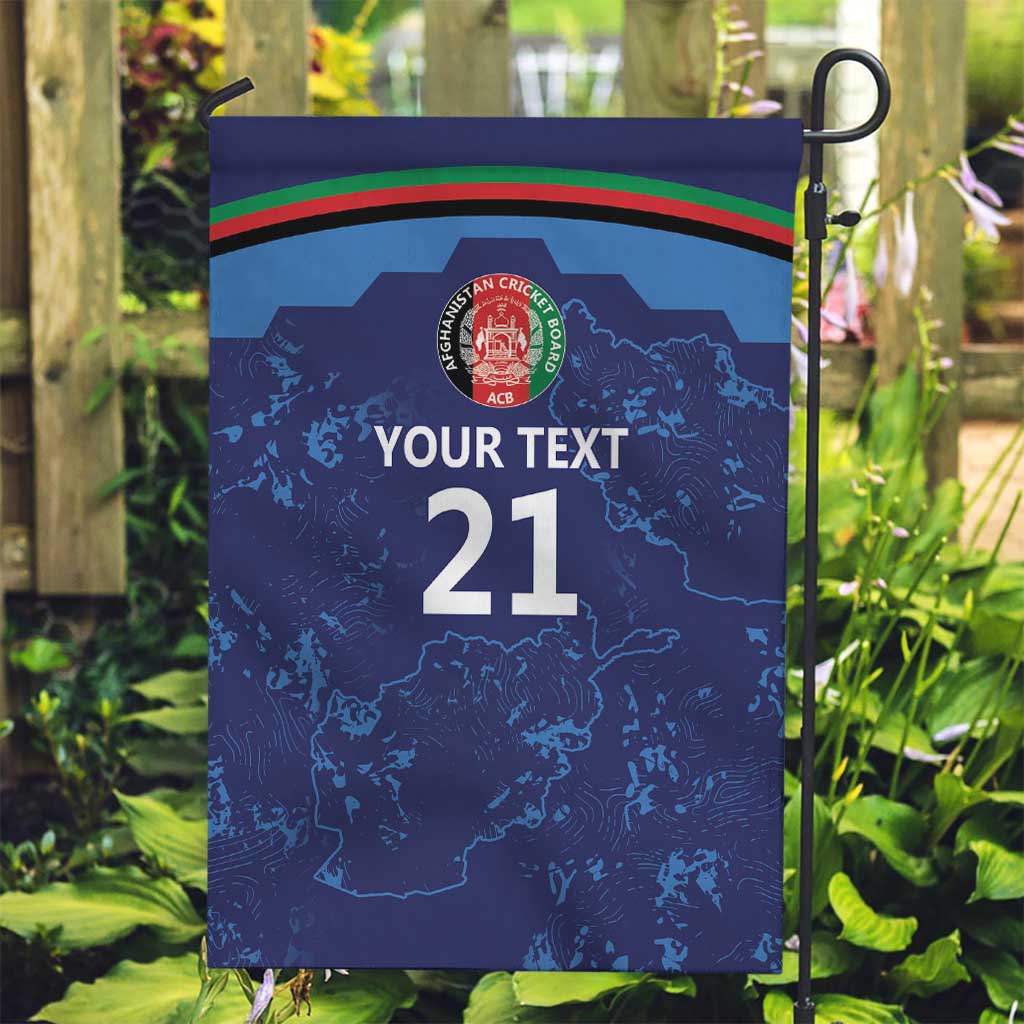 Afghan Atalans Cricket Custom Garden Flag Afghanistan Map with Sporty Style - Vibe Hoodie Shop