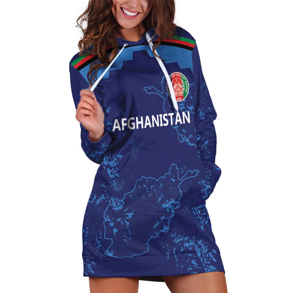 Afghan Atalans Cricket Custom Hoodie Dress Afghanistan Map with Sporty Style - Vibe Hoodie Shop