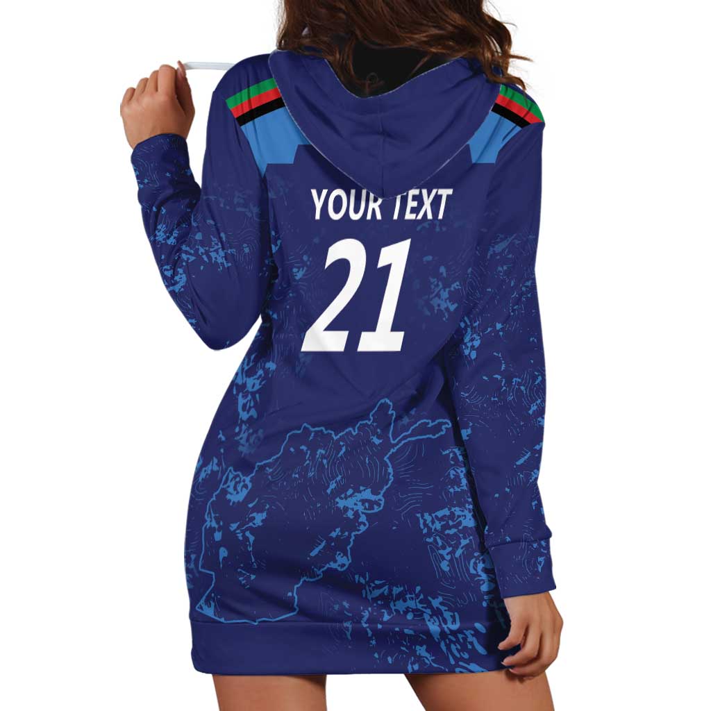 Afghan Atalans Cricket Custom Hoodie Dress Afghanistan Map with Sporty Style - Vibe Hoodie Shop