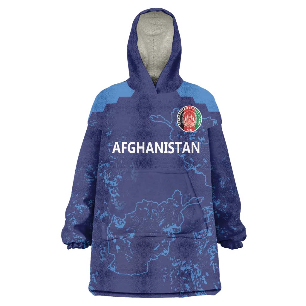 Afghan Atalans Cricket Custom Wearable Blanket Hoodie Afghanistan Map with Sporty Style - Vibe Hoodie Shop