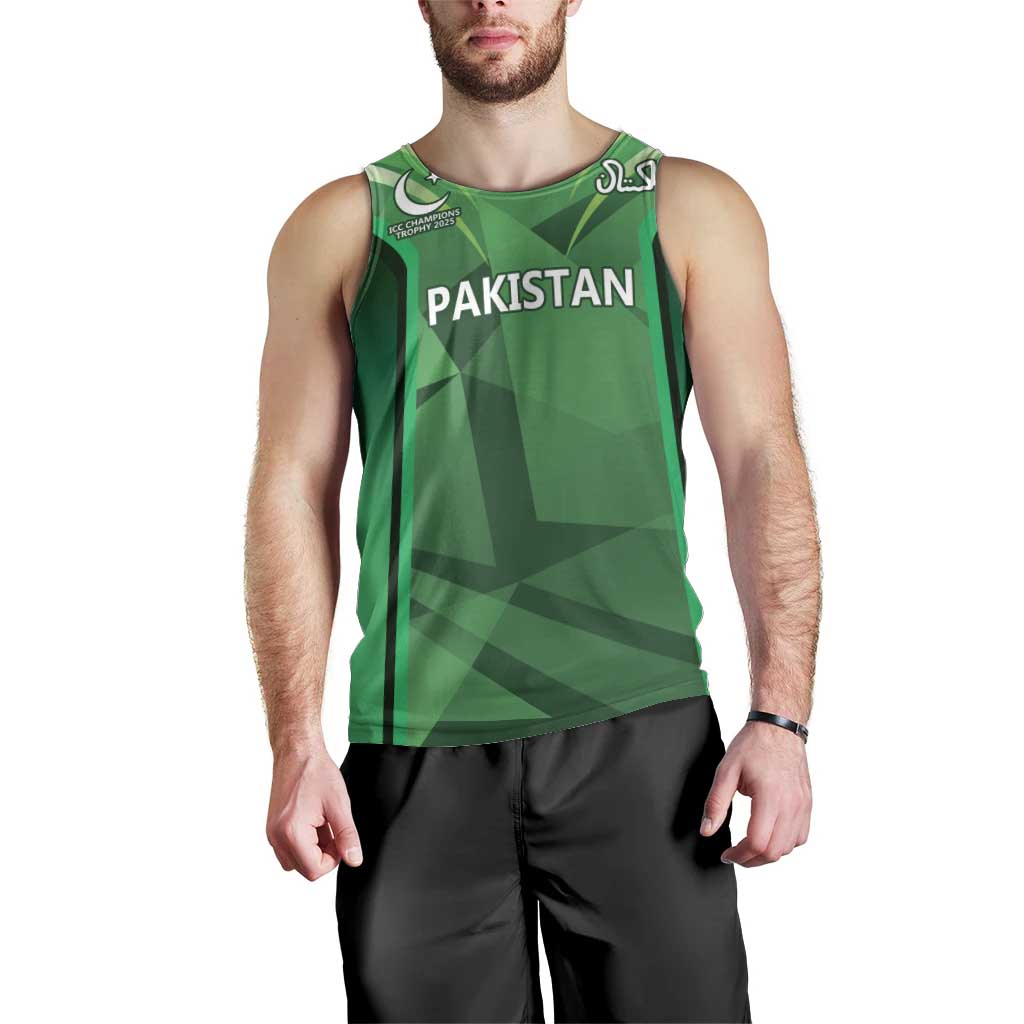 Pakistan Cricket Custom Men Tank Top The Green Shirts with Sporty Pattern - Vibe Hoodie Shop