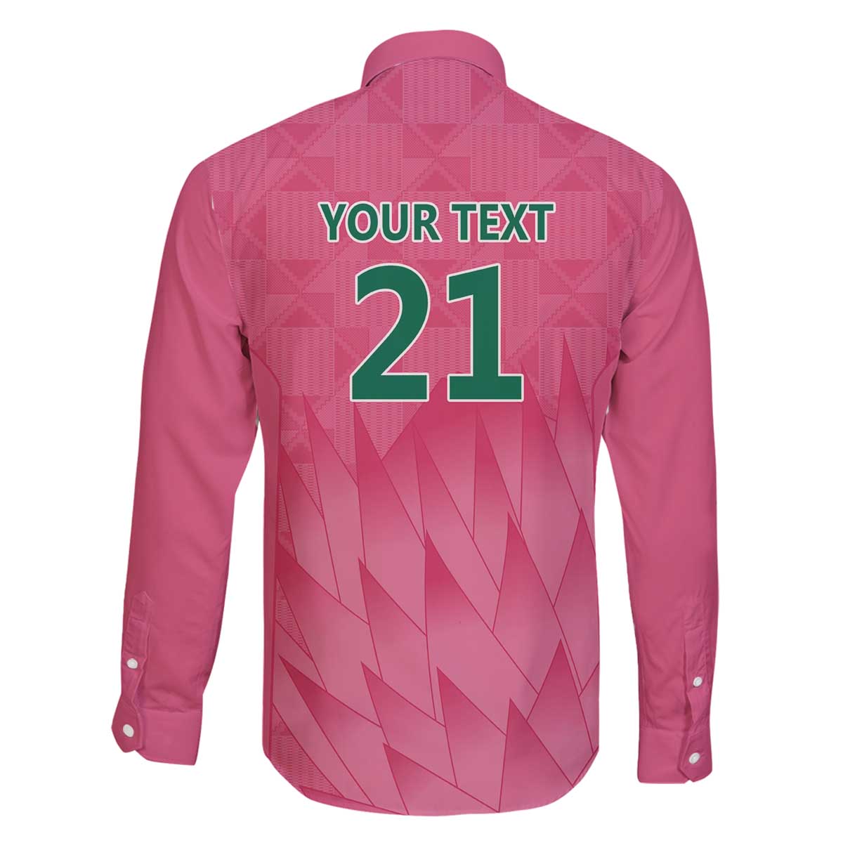 South Africa Cricket Custom Family Matching Off The Shoulder Long Sleeve Dress and Hawaiian Shirt Proteas Pink