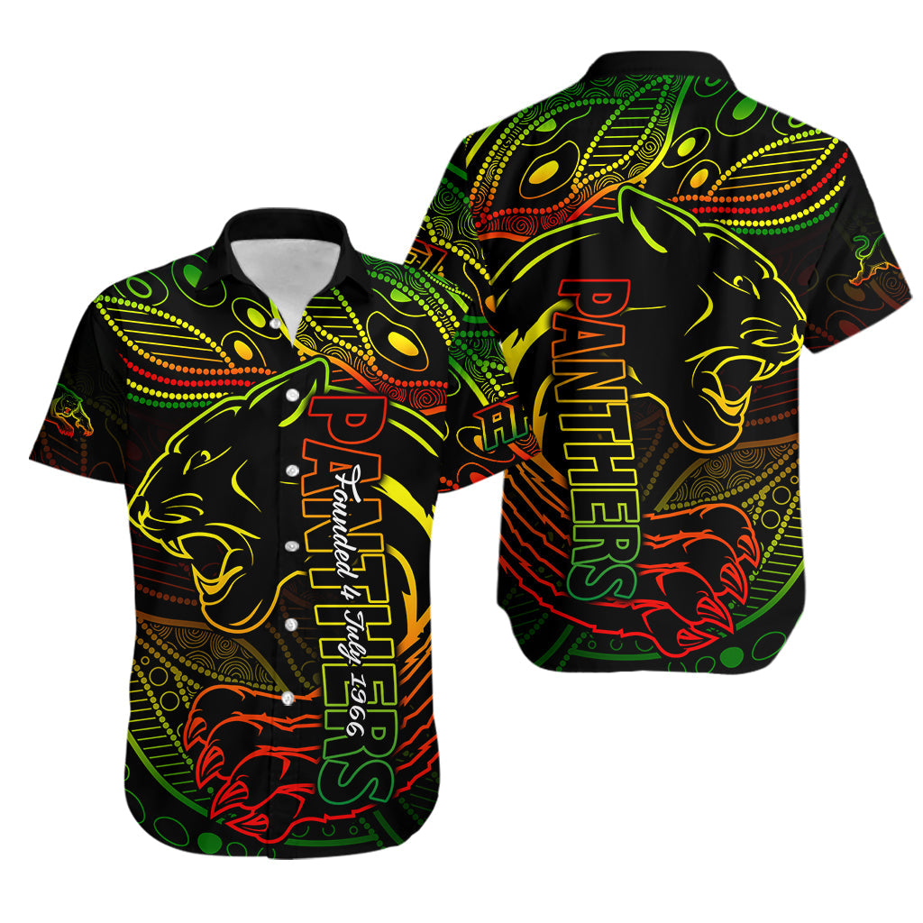 2023 Panthers NRL Hawaiian Shirt Aboriginal Founded 1966 - Vibe Hoodie Shop