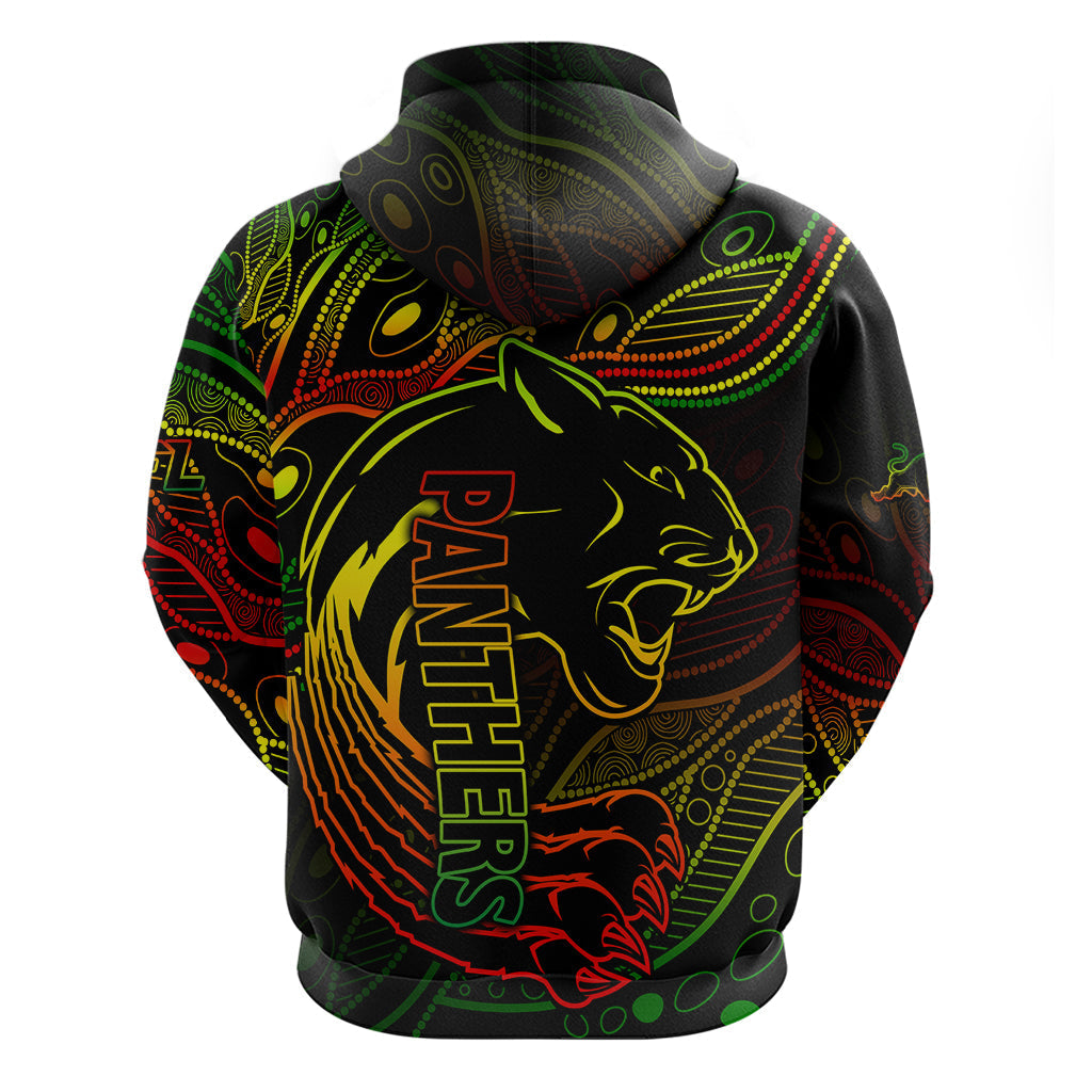 2023 Panthers NRL Hoodie Aboriginal Founded 1966 LT9 - Vibe Hoodie Shop