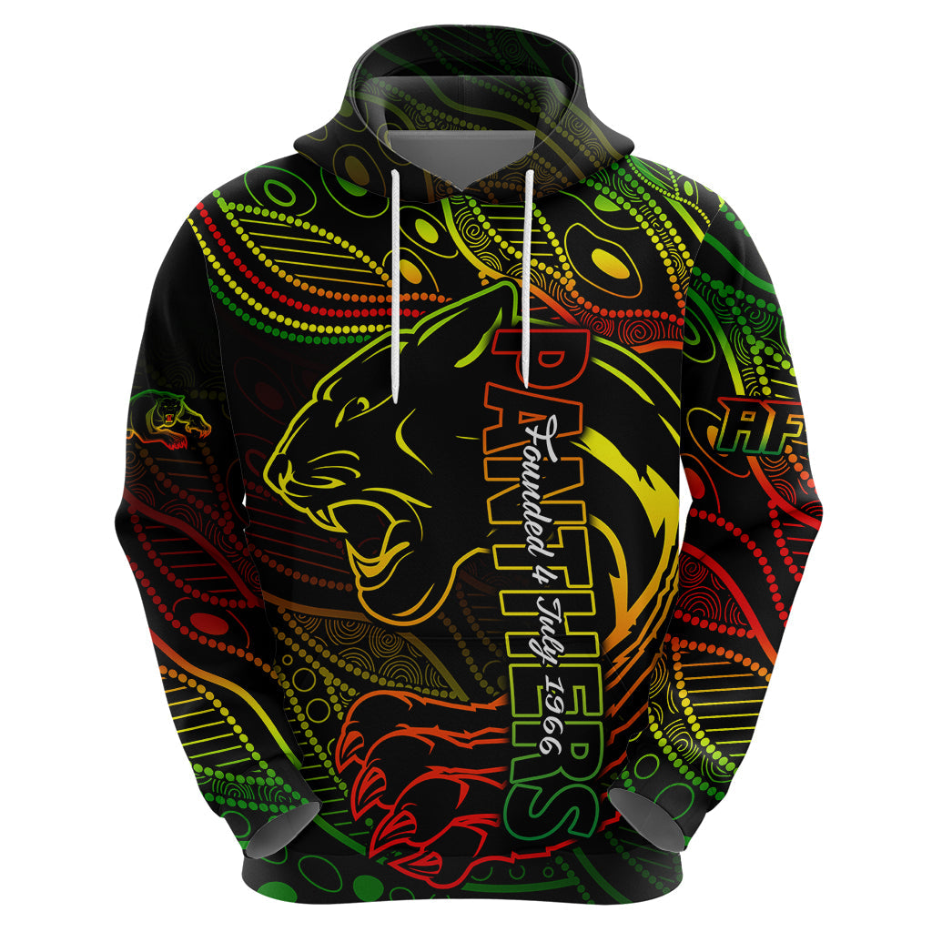 Custom 2023 Panthers NRL Hoodie Aboriginal Founded 1966 LT9 - Vibe Hoodie Shop