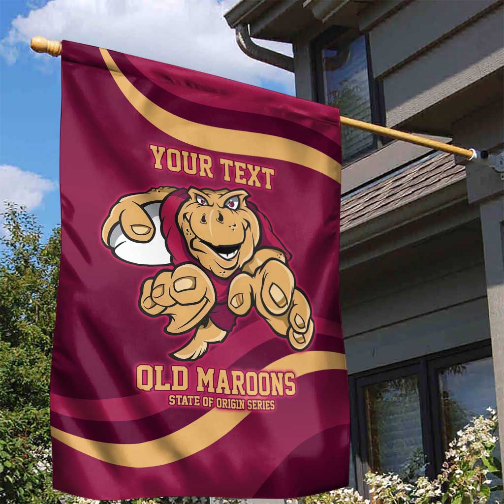 Custom QLD Maroons Cane Toad Garden Flag Queensland Origin No1 - Vibe Hoodie Shop