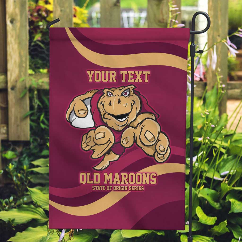 Custom QLD Maroons Cane Toad Garden Flag Queensland Origin No1 - Vibe Hoodie Shop