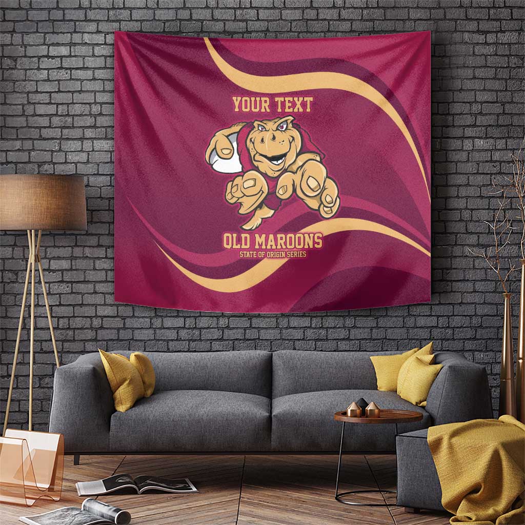 Custom QLD Maroons Cane Toad Tapestry Queensland Origin No1 - Vibe Hoodie Shop