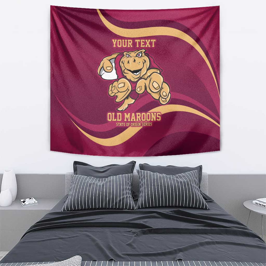 Custom QLD Maroons Cane Toad Tapestry Queensland Origin No1 - Vibe Hoodie Shop